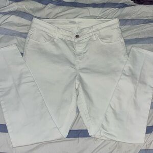 Old Navy Super Skinny Mid Rise white jeans sz 12 NWOT